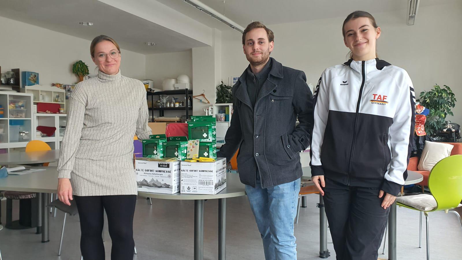 Übergabe der Spende